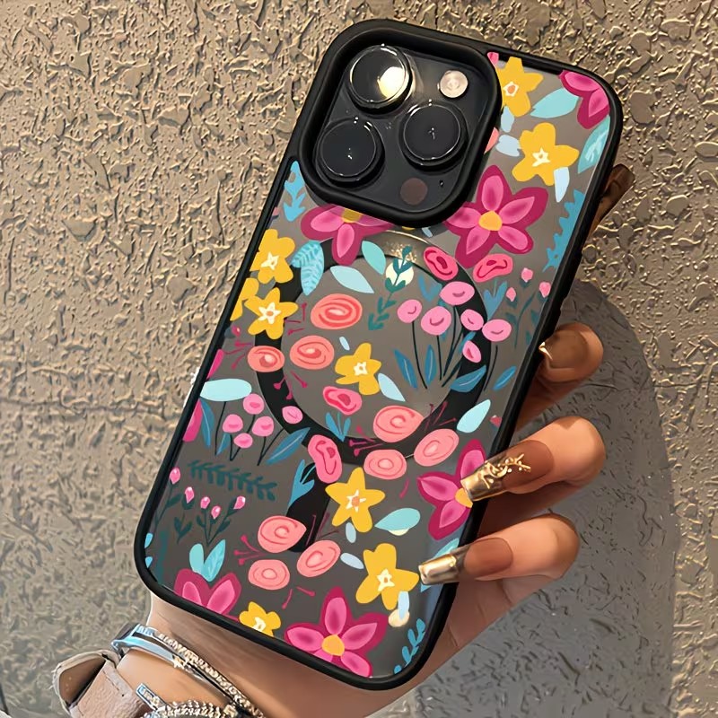 Plants X - Funda Magnética Antigolpes con Diseño Floral